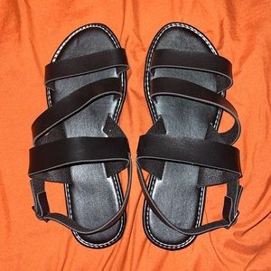 Woman Black strap Sandals